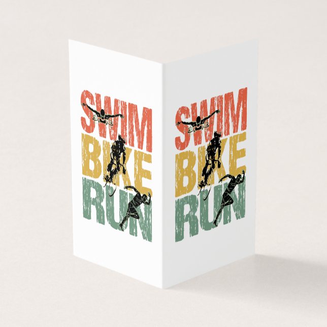 Swim Bike Run - Vintager Triathlon (Vorderseite)