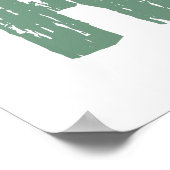 Swim Bike Run - Vintager Triathlon Poster (Ecke)