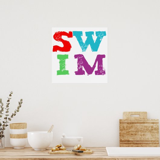 SWIM-Briefe Poster (Küche)