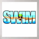 Swim Butterfly Poster (Vorne)