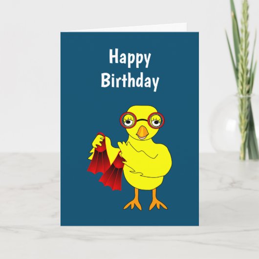 Swim Chick Karte (Vorderseite)