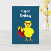 Swim Chick Karte (Gelbe Blume)