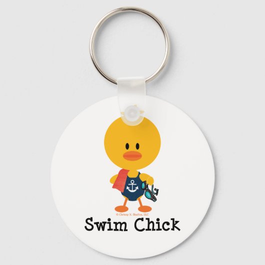 Swim Chick Schlüsselanhänger (Vorderseite)
