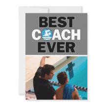 Swim Coach Best je Custom Foto