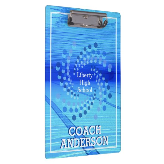 Swim Coach | Schwimmteam | Drehpunkte Klemmbrett (Rechts)