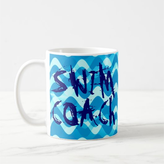 SWIM COACH-Tasse Kaffeetasse (Links)