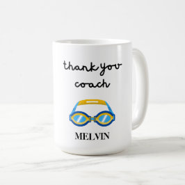 Swim Coach Tasse, vielen Dank für Ihr Geschenk für Kaffeetasse
