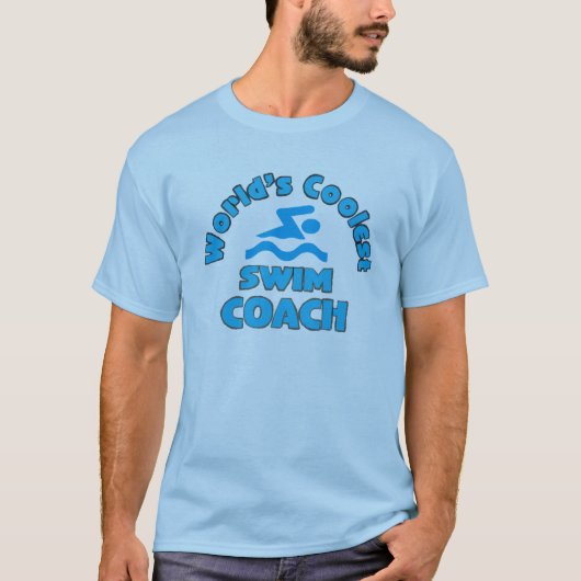 Swim-Coach-Teemaschine T-Shirt (Vorderseite)