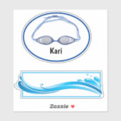 SWIM-Computer Aufkleber (Blatt)