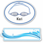 SWIM-Computer Aufkleber (Vorderseite)