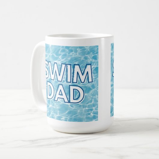 Swim Dad Coffee Mug Kaffeetasse (Vorderseite Links)