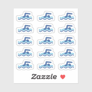 Swim Day Swimmingpool Kalender Bujo Planer Aufkleber