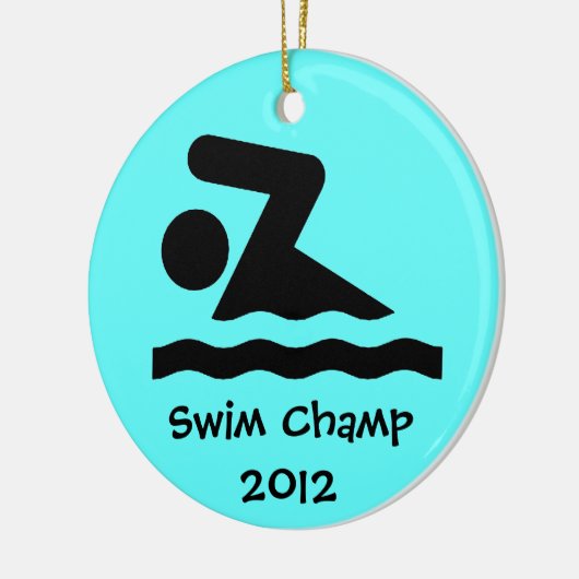 Swim Design Ornament (Links)