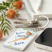Swim Diva Foto Schlüsselanhänger (Vorderseite rechts)