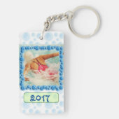 Swim Diva Foto Schlüsselanhänger (Rückseite)
