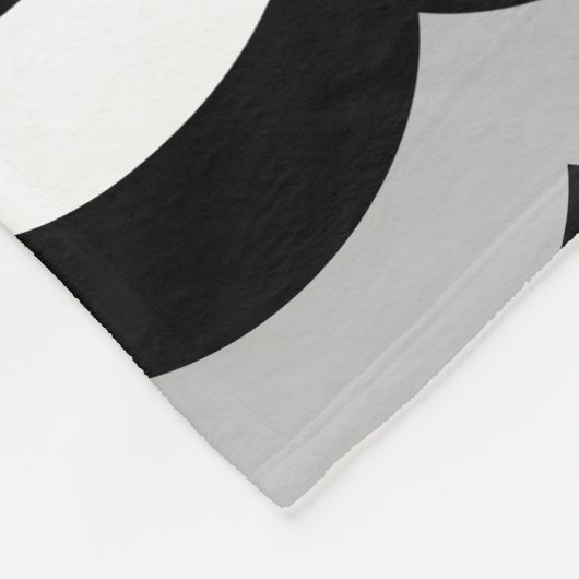 Swim Dive Team - Lila und schwarz Fleecedecke (Ecke)