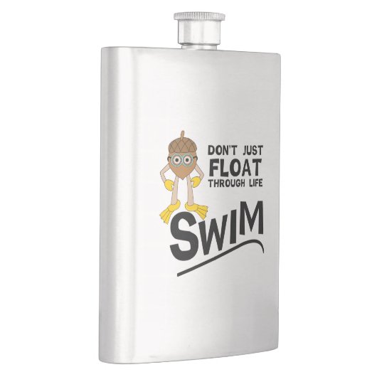 Swim durch das Leben Flachmann (Rechts)