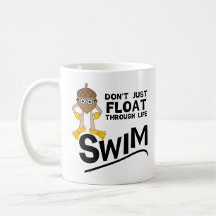 Swim durch das Leben Kaffeetasse