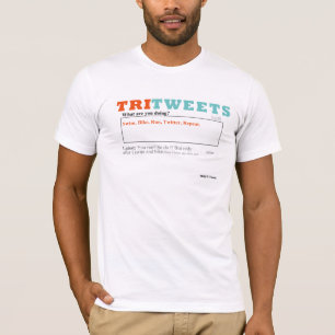 Swim, Fahrrad, Lauf, Twitter, Wiederholung T-Shirt