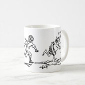 Swim-Fahrrad-Lauftriathlon-Tasse Kaffeetasse (VorderseiteRechts)