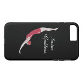Swim Goddess iPhone Case (Rückseite (Horizontal))