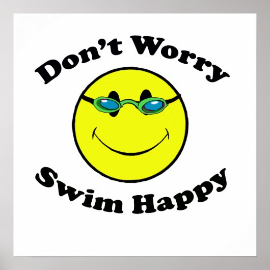 Swim Happy Poster (Vorne)
