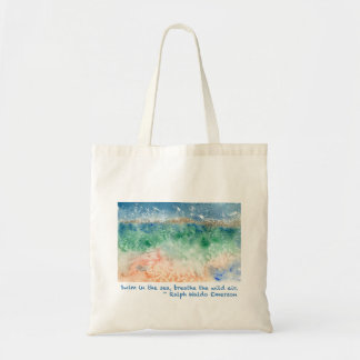 Swim in der Seewatercolor-Tasche Tragetasche