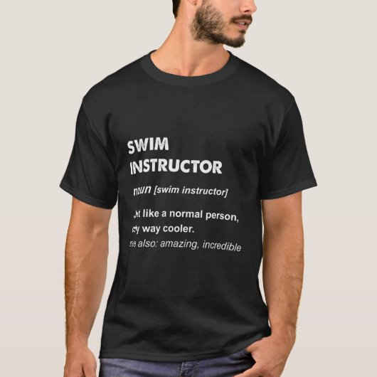 Swim Instructor T-Shirt (Vorderseite)