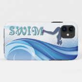 Swim iPhone Case (Rückseite (Horizontal))