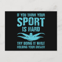 Swim is the Hardest Sport - Swimmer Perfect Design