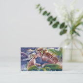 "Swim-Klassen-" personalisierte Geschäfts-Karte Visitenkarte (Stehend Vorderseite)