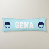 Swim-Lebenpersonalisiertes Swim-Körper-Kissen Seitenschläferkissen (Rückseite)