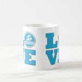 Swim Liebe Tasse für Wettkämpfer oder Coaches (Mittel)