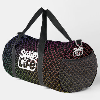 Swim Life Black/Rainbow Waage Große Duffle Bag