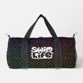 Swim Life Black/Rainbow Waage Kleine Duffle Bag (Vorderseite)