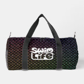 Swim Life Black/Rainbow Waage Kleine Duffle Bag (Rückseite)