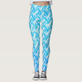 "Swim Life" - Coole Poolfarbe Leggings (Vorderseite)