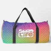 Swim Life Regenbogenwaage Große Duffle Bag (Vorderseite)
