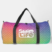 Swim Life Regenbogenwaage Große Duffle Bag (Rückseite)
