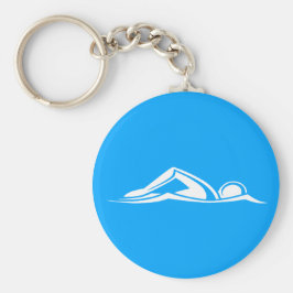 Swim Logo Keychain Blue Schlüsselanhänger