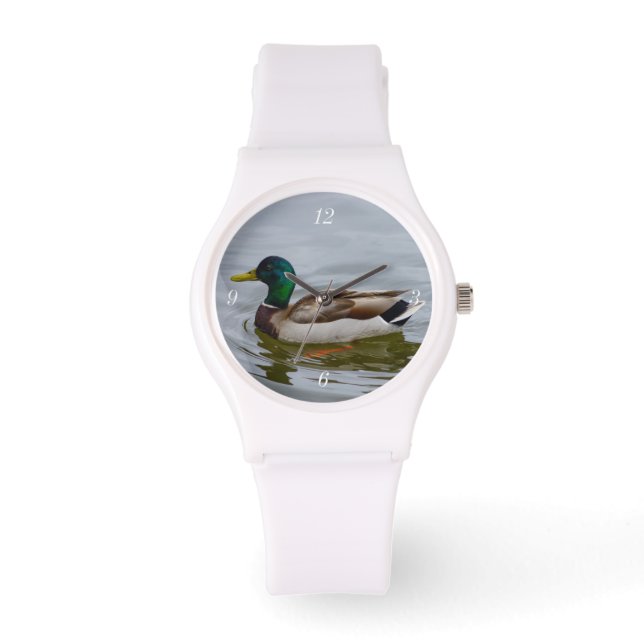 Swim Mallard Swim Armbanduhr (Vorderseite)