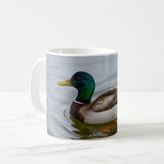 Swim Mallard Swim Kaffee Tasse (Vorderseite Links)