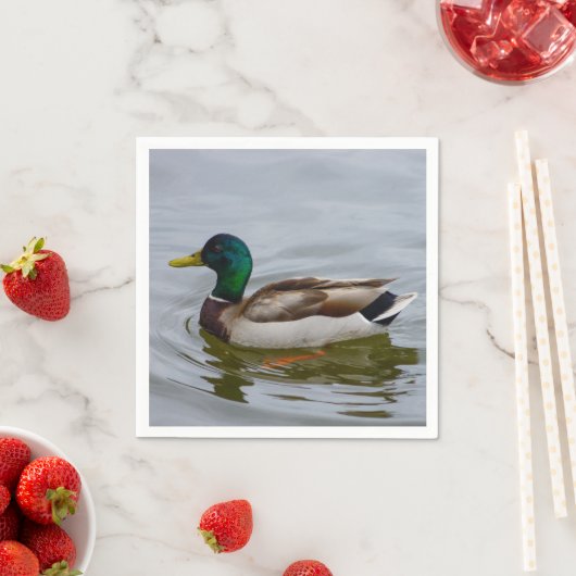 Swim Mallard Swim Serviette (Beispiel)