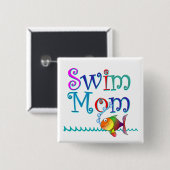 Swim-Mama Button (Vorne & Hinten)