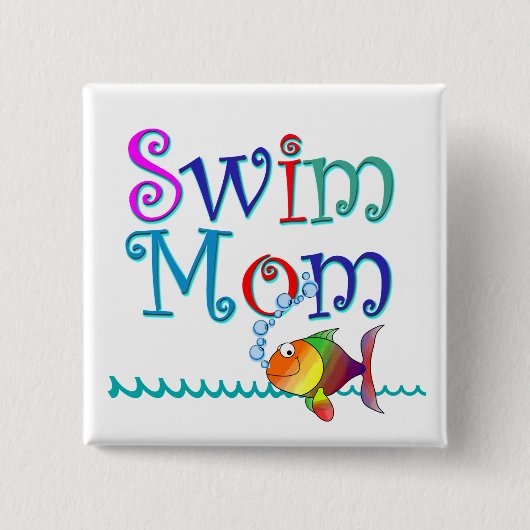 Swim-Mama Button (Vorderseite)