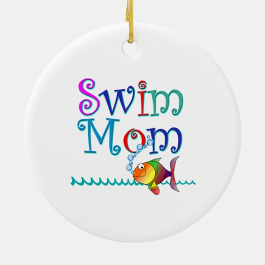 Swim-Mama Keramikornament (Hinten)
