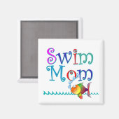 Swim Mama Magnet (Vorderseite/Rückseite)