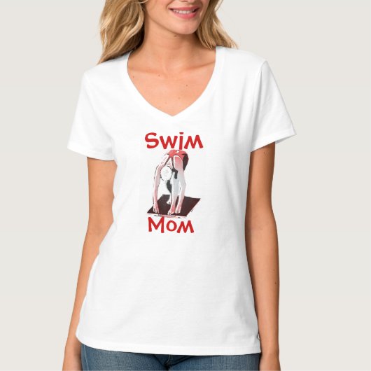 SWIM-MAMA-T - SHIRT (Vorderseite)