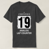 Swim Meet Event Distanz Freestyle Lap Counter T-Shirt (Design vorne)