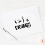 SWIM Oval Decal Ovaler Aufkleber (Umschlag)